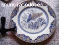 precioso plato de porcelana -decoracion