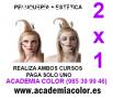 PELUQUERIA + ESTETICA, DOS CURSOS AL PRECIO DE UNO