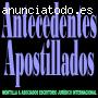 Antecedentes Penales Apostille en Venezu