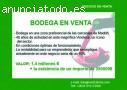 Bodega en Venta