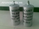 mercurio líquido plata-Rojo