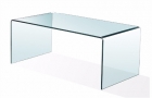 Mesa de cristal templado auxiliar Cheval