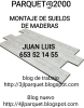 montaje de suelos de maderas laminados