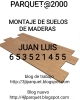 montaje de suelos de maderas laminados