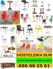 sillas y mesas en hosteleria sur