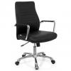Sillón tesla acolchado en piel negro