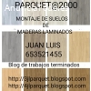 SUELOS DE MADERAS LAMINADOS