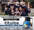TITULOS UNIVERSITARIOS DE TODA EUROPA